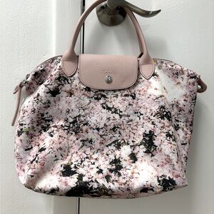 Long Champ Cherry Blossom bag